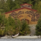 
The Big House was constructed in homage to the traditional long houses of the Tsimshian First Nations.